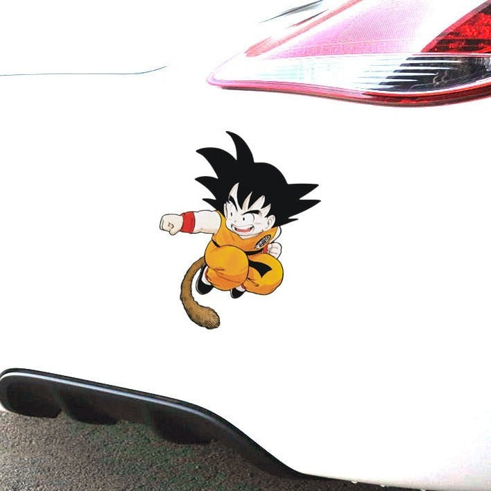 Dragon Ball Z 'Goku | Punching' Vinyl Car Sticker