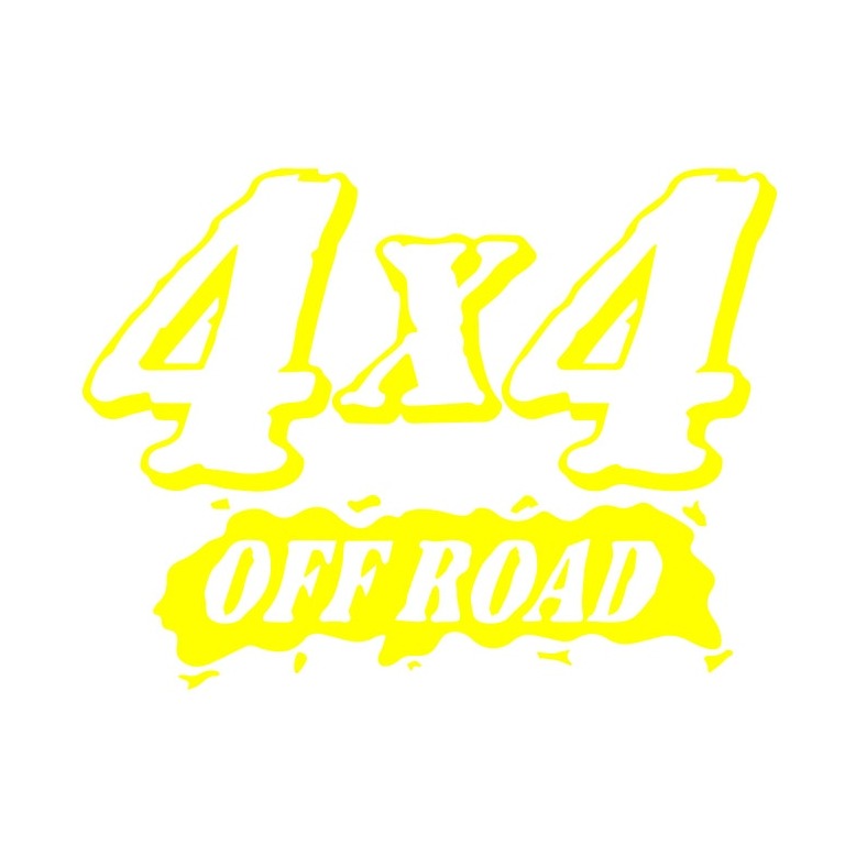 Cool '4x4 Off Road | Logo' Vinyl Car Sticker