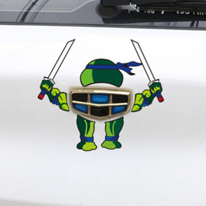Teenage Mutant Ninja Turtles Tail 'Leonardo' Vinyl Car Sticker
