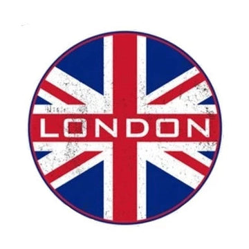 London 'Round Flag' Vinyl Car Sticker