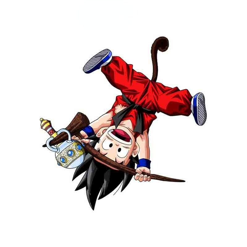 Dragon Ball Z 'Yelling Goku | Upside Down' Vinyl Car Sticker