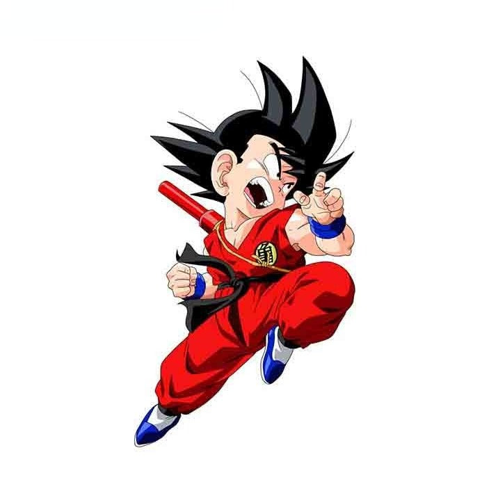 Dragon Ball Z 'Goku | Attacking' Vinyl Car Sticker