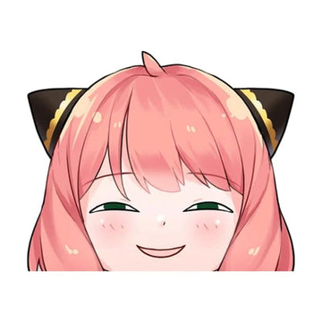 Spy x Family 'Anya | Smiling' Vinyl Car Peeker Sticker
