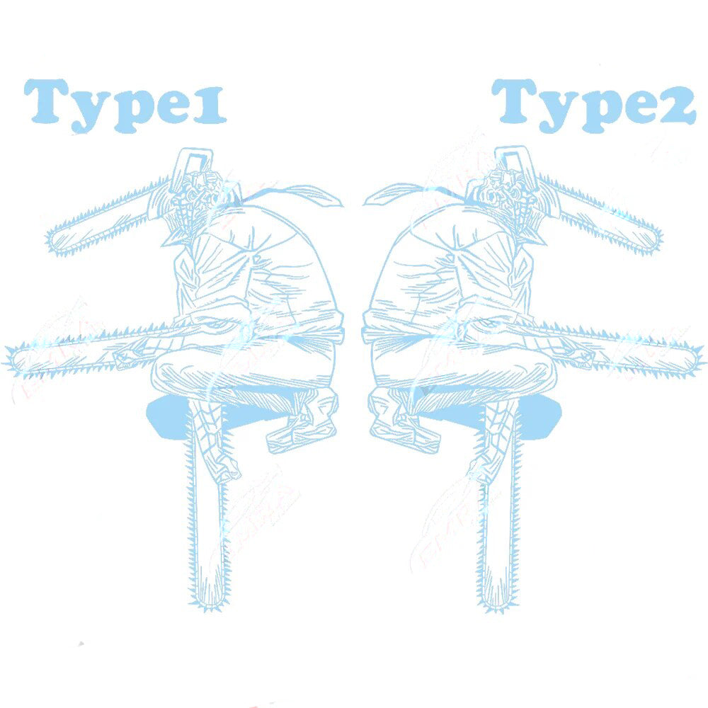 Chainsaw Man 'Fighting Pose' Vinyl Car Sticker