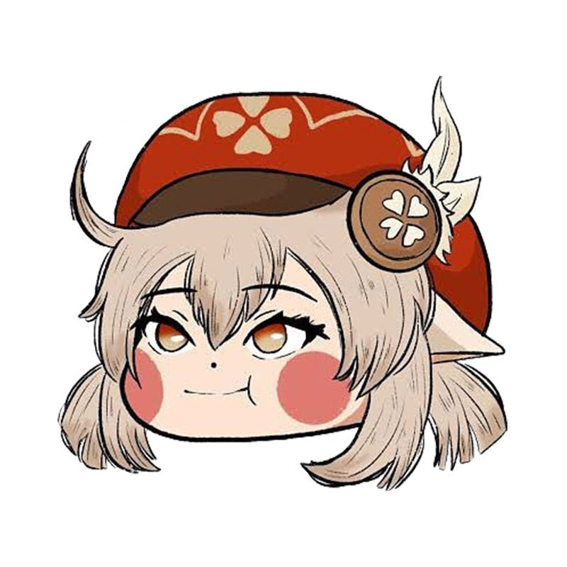 Genshin Impact 'Chibi Klee | Head' Vinyl Car Sticker