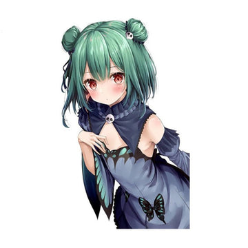 Virtual YouTuber 'Uruha Rushia | Posing' Vinyl Car Sticker