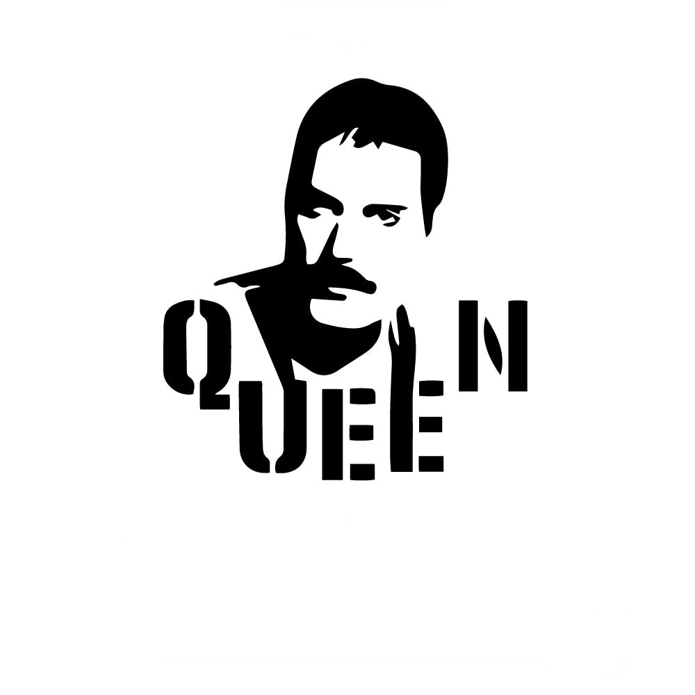 Freddie Mercury 'Queen' Vinyl Car Sticker