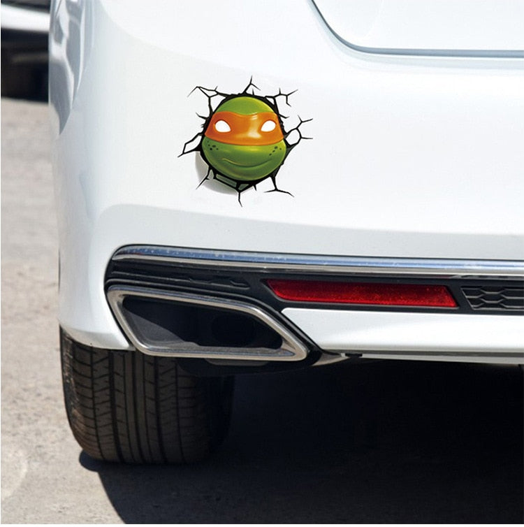 Teenage Mutant Ninja Turtles 'Michelangelo | Head' Car Window Vinyl Sticker