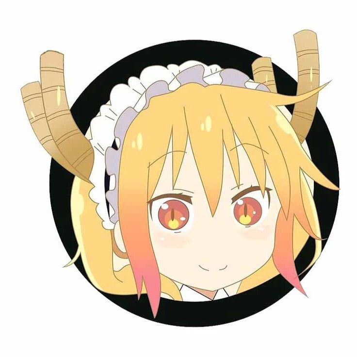 Miss Kobayashi's Dragon Maid 'Tohru | Looking' Vinyl Car Peeker Sticker