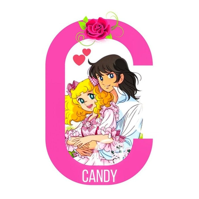 Candy Letter C 'Candice and Terrence | Portrait' Vinyl Car Sticker