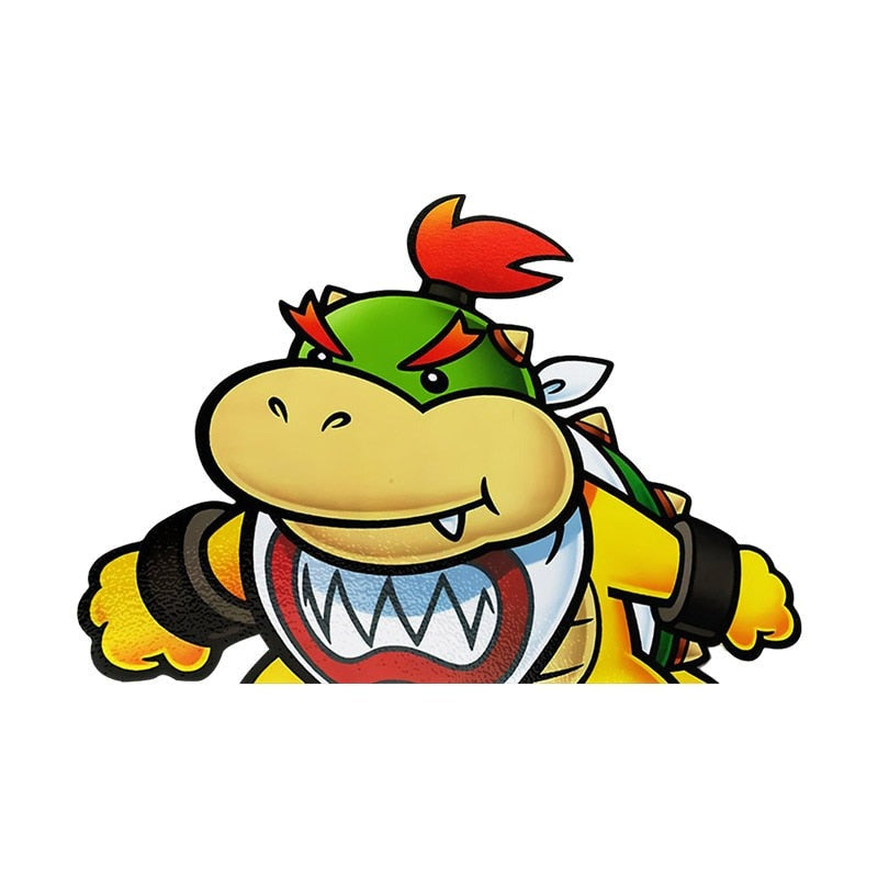 Super Mario Bros. 'Bowser Jr' Vinyl Car Peeker Sticker