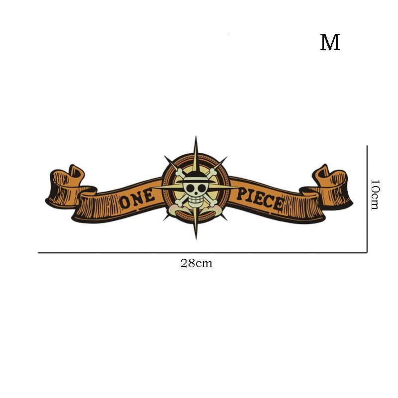 One Piece 'Luffy's Straw Hat Pirates Logo' Vinyl Car Sticker