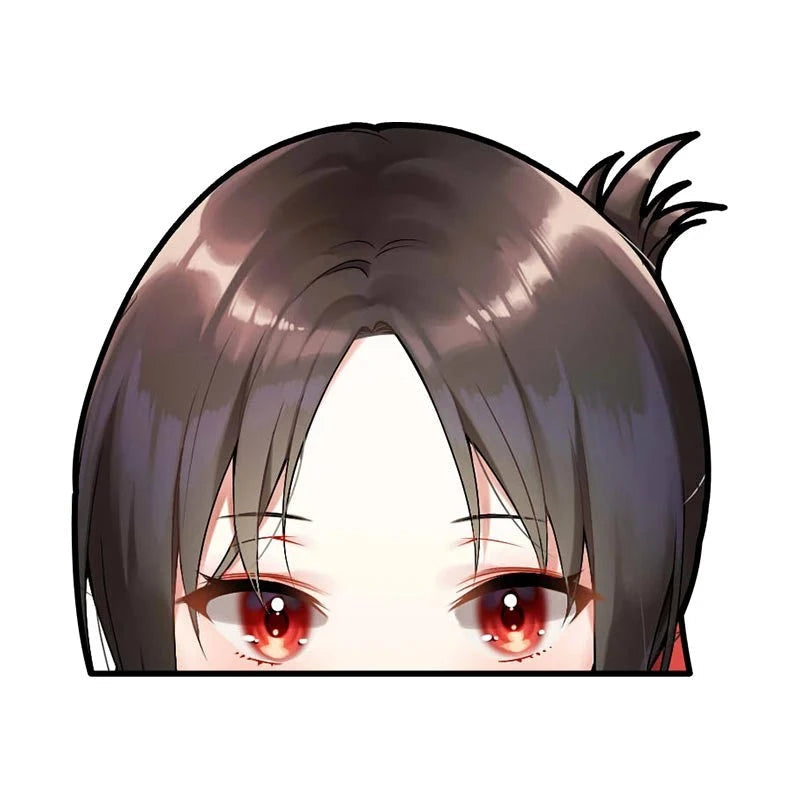 Kaguya-sama 'Kaguya Shinomiya | Staring' Vinyl Car Peeker Sticker