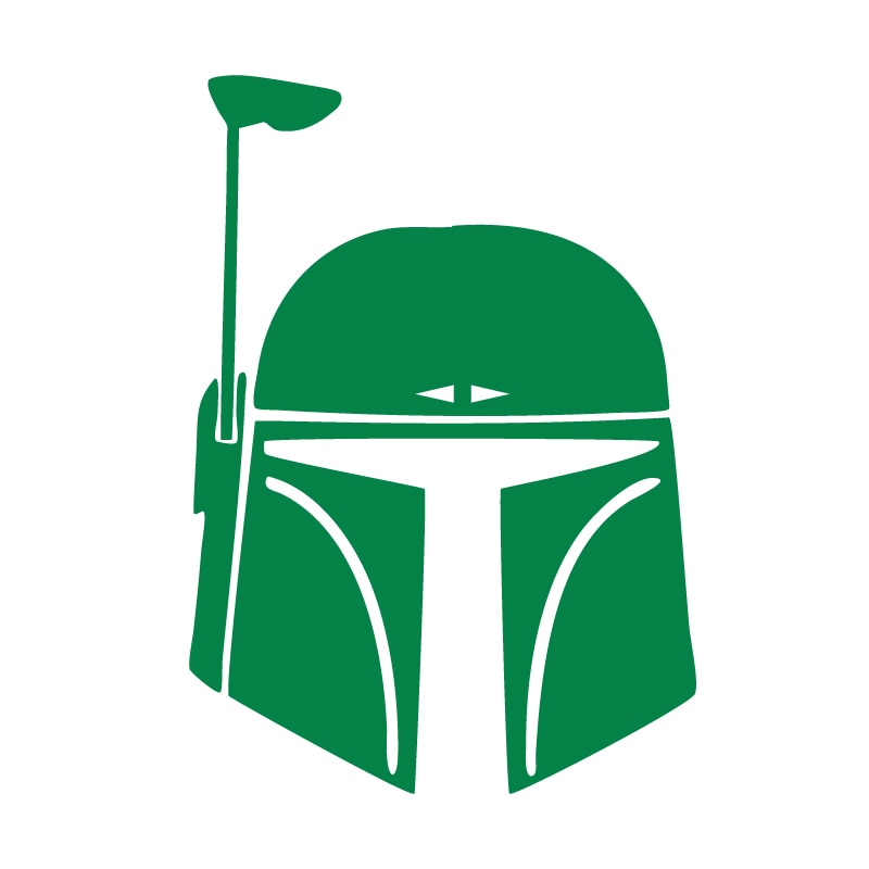 Star Wars 'Boba Fett Helmet | 1.0' Vinyl Car Sticker