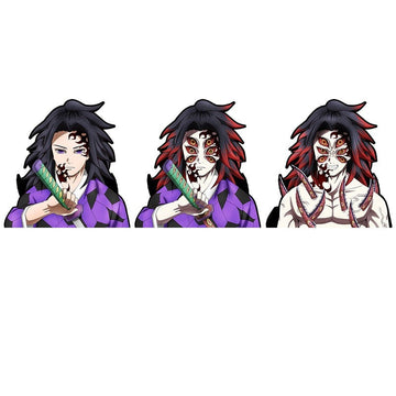Demon Slayer 'Kokushibo'  Vinyl Car 3D Motion Sticker