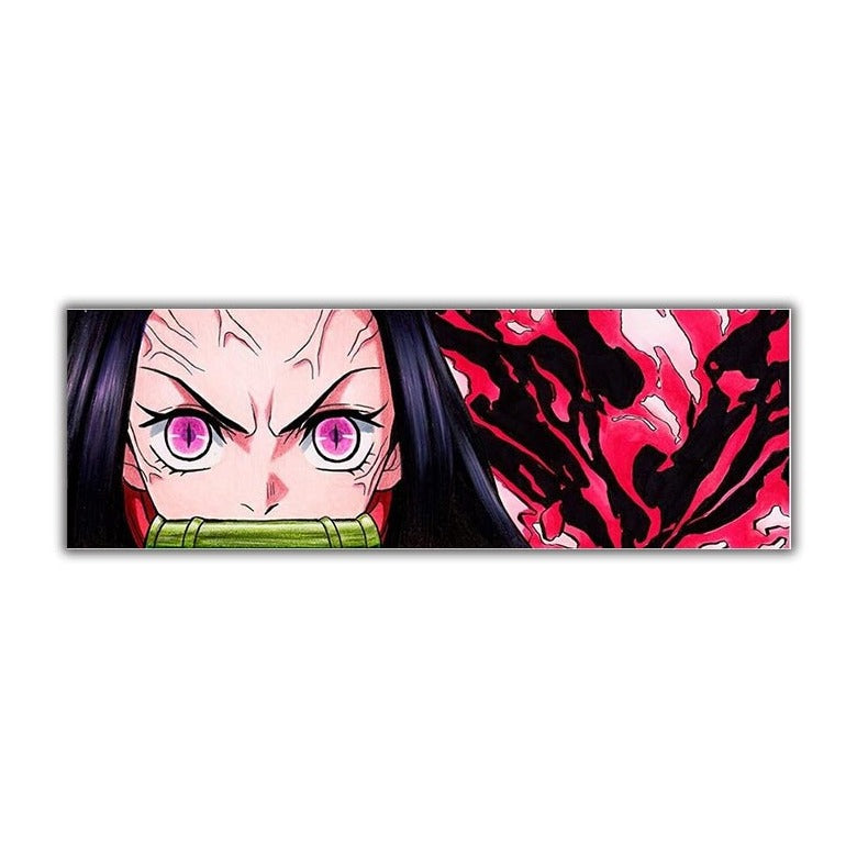 Demon Slayer 'Nezuko | Furious' Vinyl Car 3D Motion Sticker