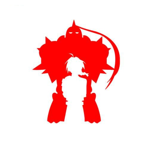 Fullmetal Alchemist 'Alphonse x Edward Elric' Vinyl Car Sticker
