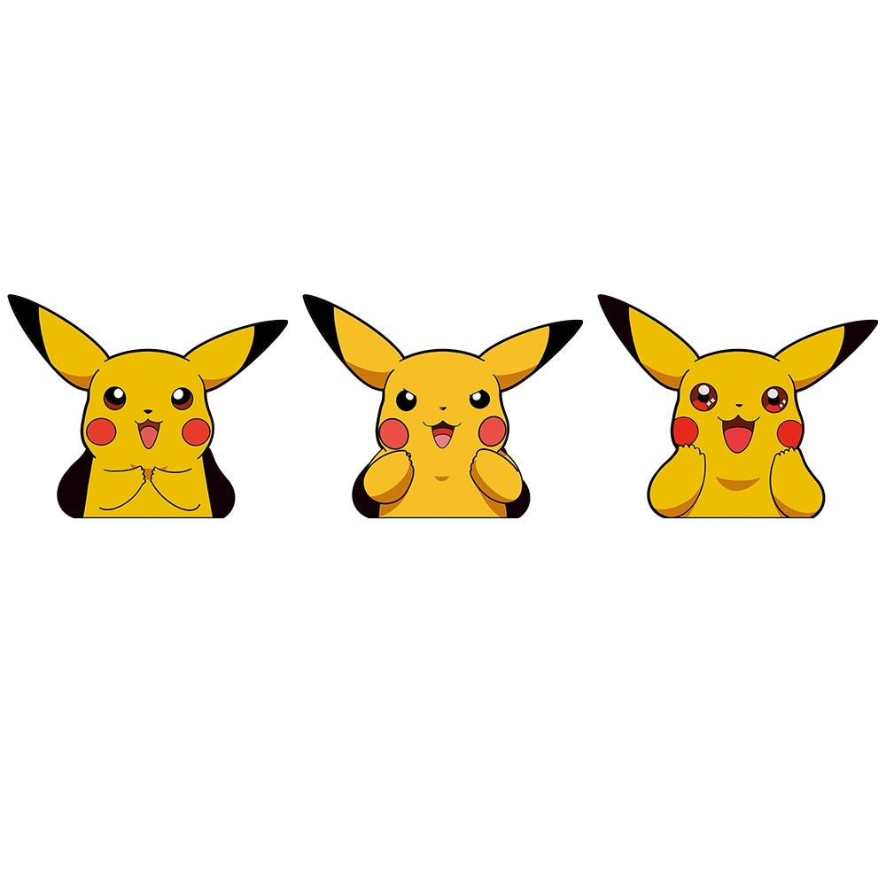 Pokemon 'Pikachu | Happy | 1.0' Vinyl Car 3D Motion Sticker