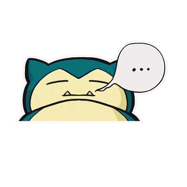 Pokemon 'Snorlax | Sleeping' Vinyl Car Sticker