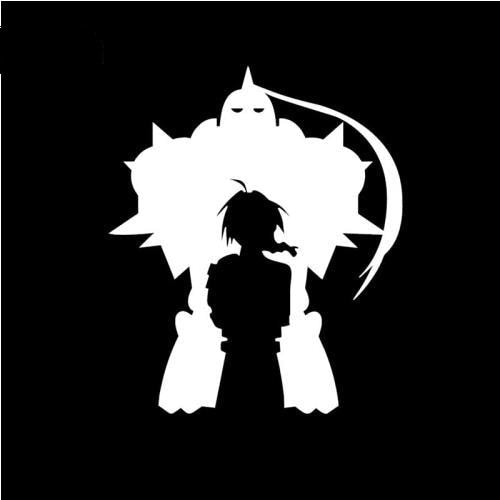 Fullmetal Alchemist 'Alphonse x Edward Elric' Vinyl Car Sticker