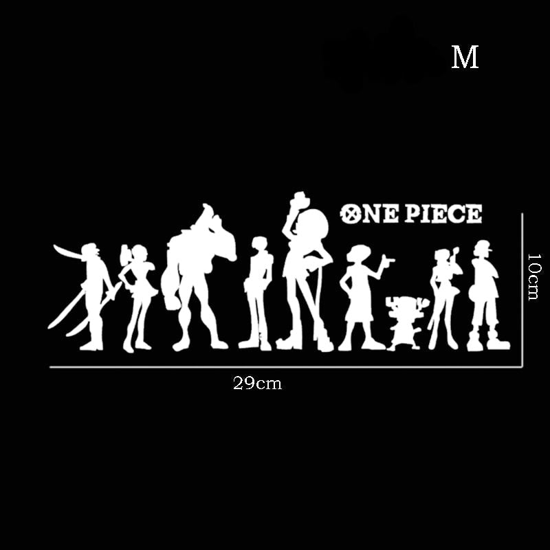 One Piece 'Casts | Posing' Vinyl Car Sticker