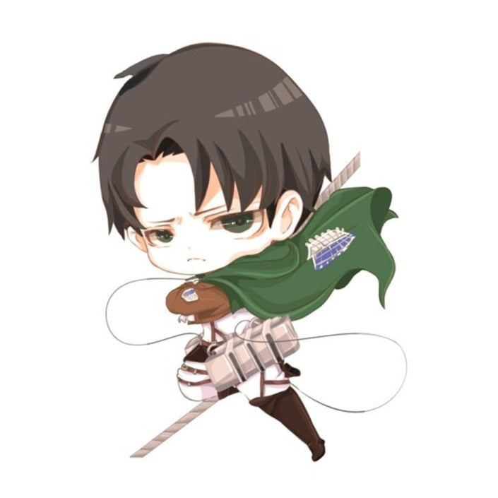 Attack on Titan 'Chibi Levi Ackerman | Sad' Vinyl Car Sticker