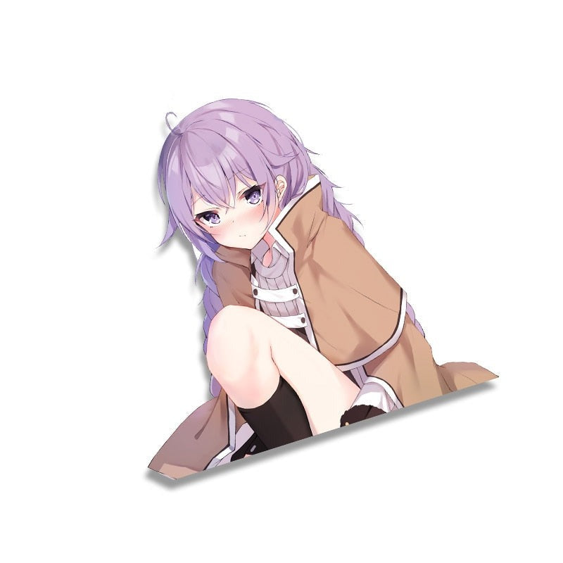 Mushoku Tensei 'Roxy Migurdia | Sitting' Vinyl Car Sticker