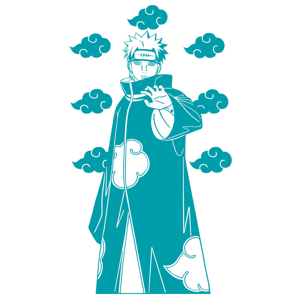 Naruto 'Naruto Uzumaki | Akatsuki Symbol' Vinyl Car Sticker