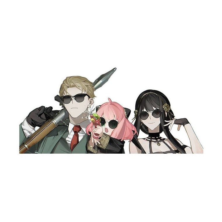 Spy x Family 'Loid-Yor-Anya Forger | Sunglasses' Vinyl Car Sticker