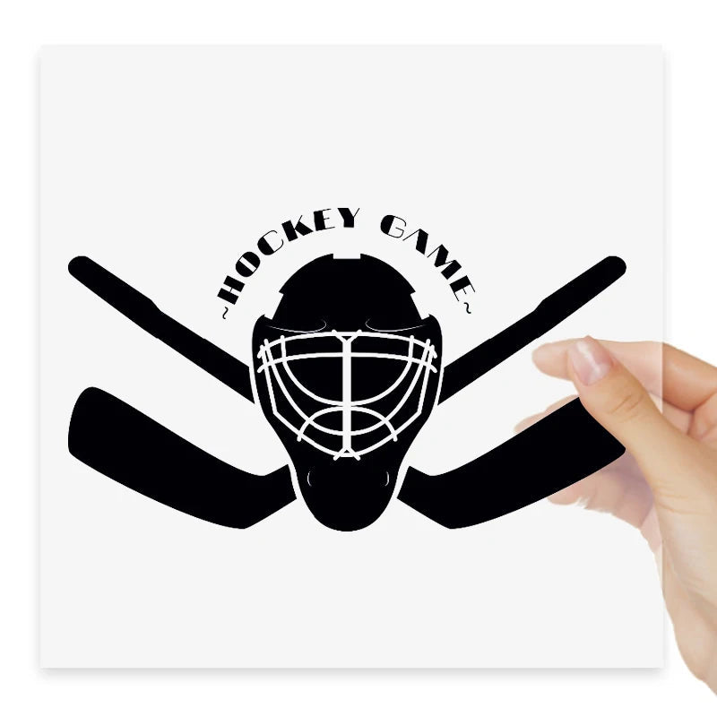 Sports 'Hockey Game' Vinyl Car Sticker