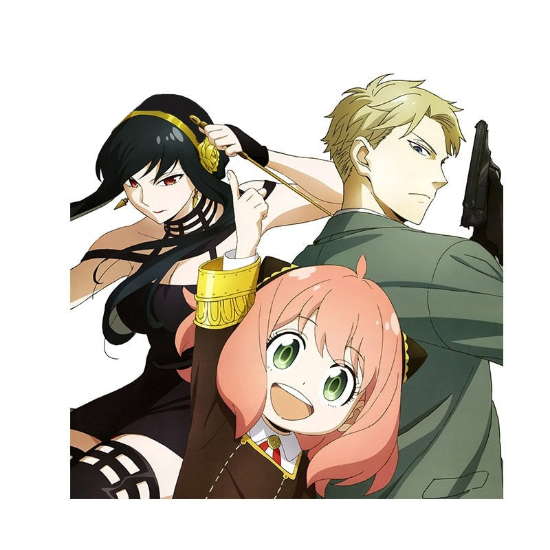 Spy x Family 'Loid-Yor-Anya Forger | Posing' Vinyl Car Sticker