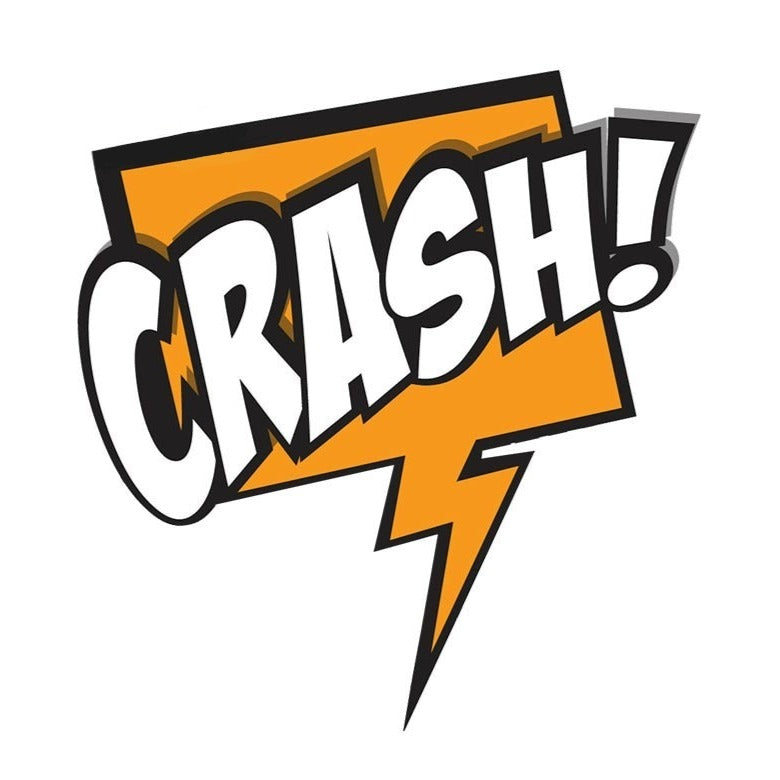 Comic Bubble 'Crash!' Vinyl Car Sticker
