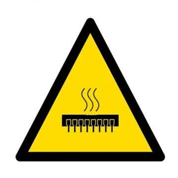 Warning Sign 'Magic Smoke Warning | Caution' Vinyl Car Sticker