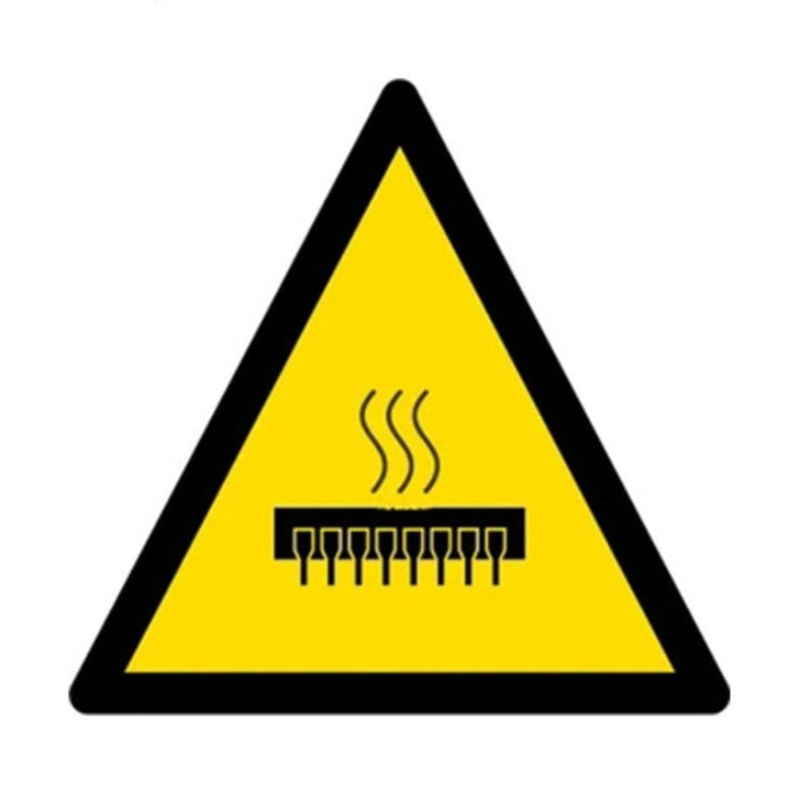Warning Sign 'Magic Smoke Warning | Caution' Vinyl Car Sticker