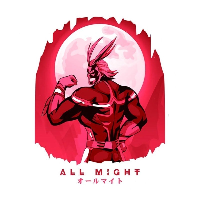 My Hero Academia 'All Might | Full Moon' Vinyl Car Sticker