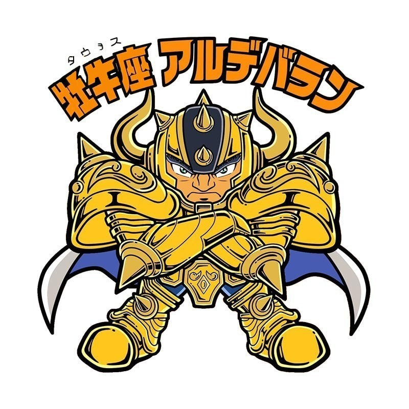 Saint Seiya 'Chibi Aldebaran | Taurus Cloth' Vinyl Car Sticker