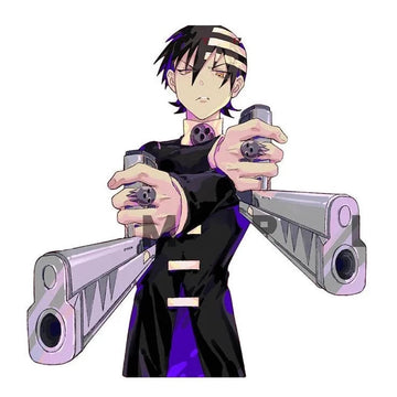 Soul Eater 'Death The Kid | Violet And Black' Vinyl Car Sticker