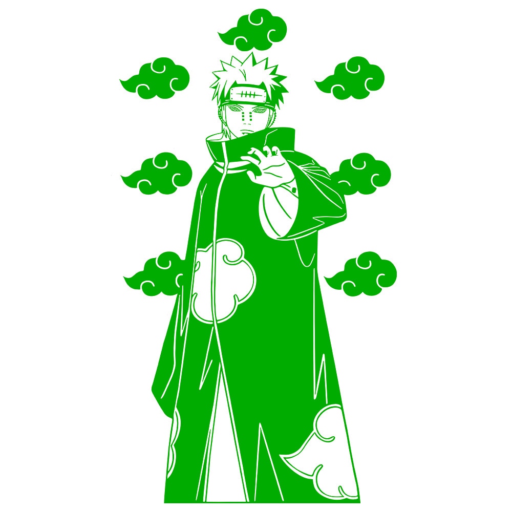 Naruto 'Naruto Uzumaki | Akatsuki Symbol' Vinyl Car Sticker