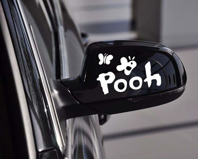 Winnie the Pooh 'Pooh Pooh | Butterflies | 1.0' Vinyl Car Sticker