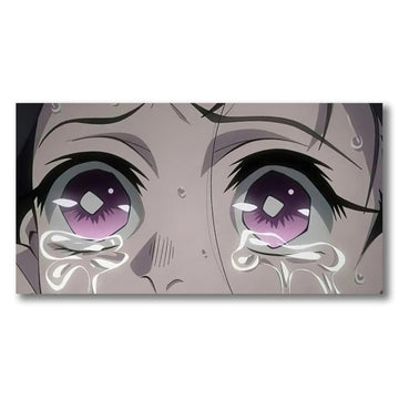 Demon Slayer 'Crying Nezuko' Vinyl Car Peeker Sticker