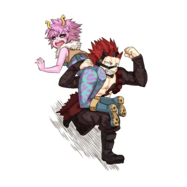 My Hero Academia 'Eijiro Carrying Mina' Vinyl Car Sticker