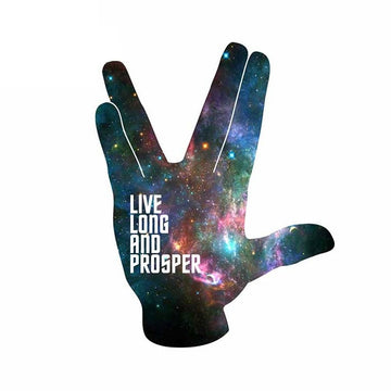 Star Trek 'Galactic Vulcan Salute | Live Long And Prosper' Vinyl Car Sticker
