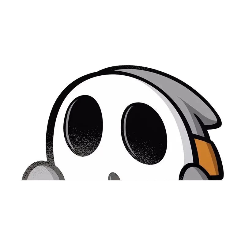 Super Mario Bros. 'Shy Guy | 2.0' Vinyl Car Peeker Sticker