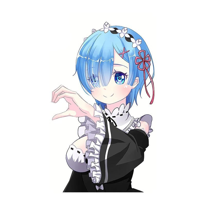 Re:Zero 'Rem | Half Heart Hand' Vinyl Car Sticker