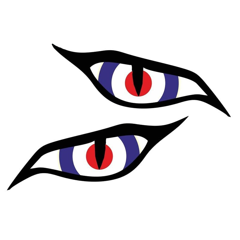 Evil Eyes 'MOD Target' Vinyl Car Sticker