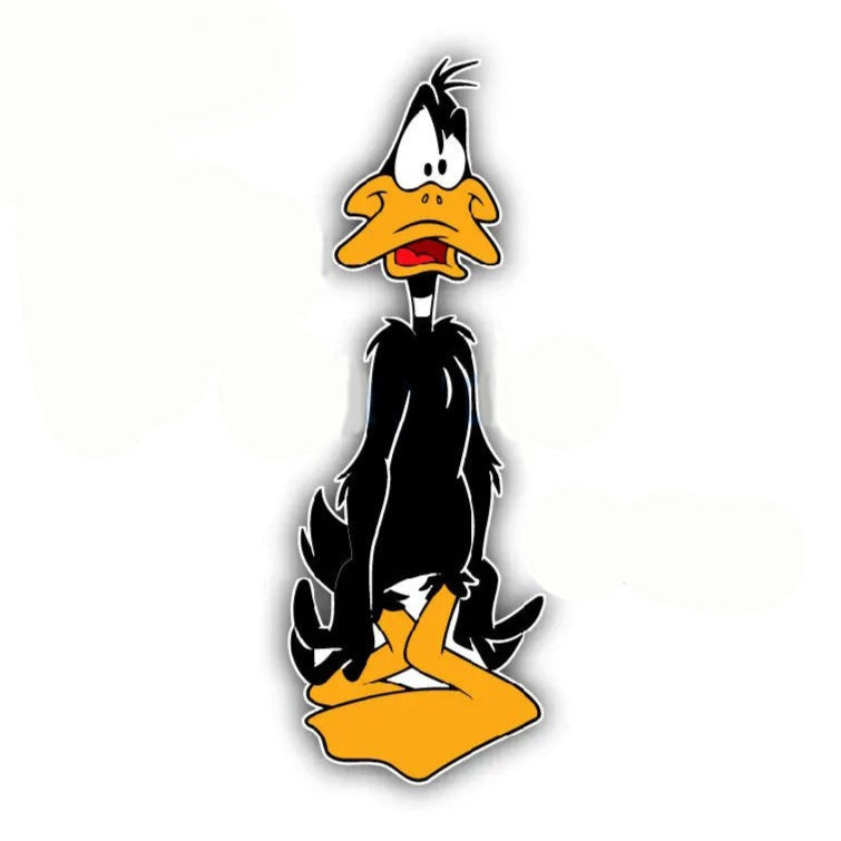 Looney Tunes 'Daffy Duck | Confused' Vinyl Car Sticker