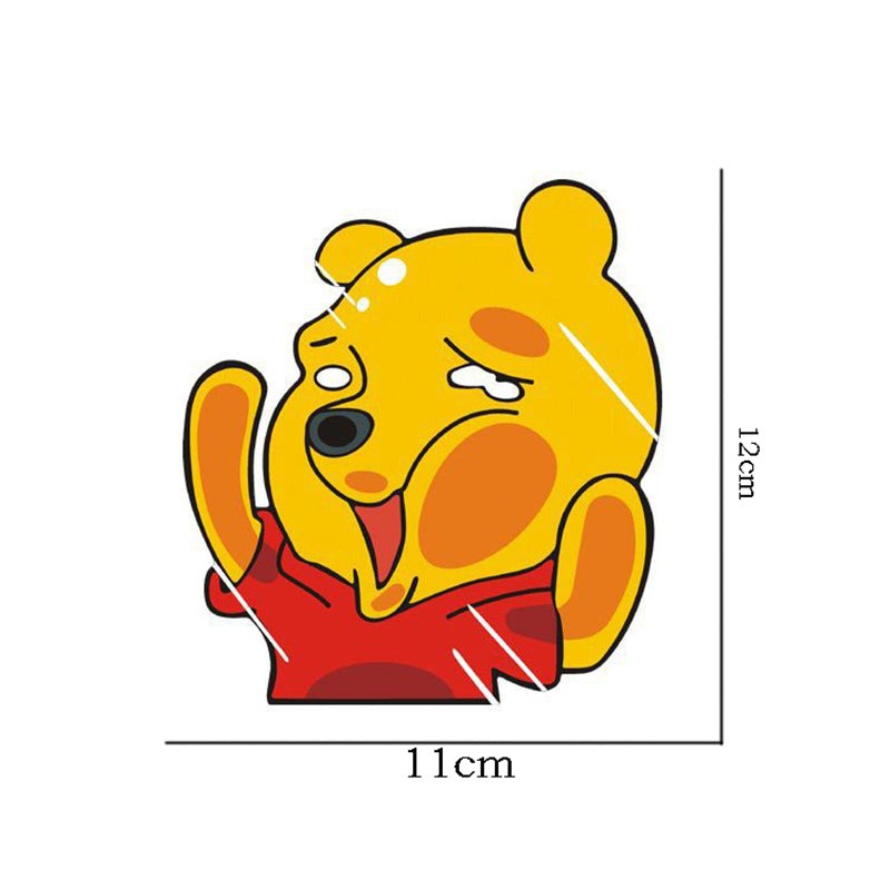 Winnie The Pooh 'Pooh | Pressed Face' Vinyl Car Sticker