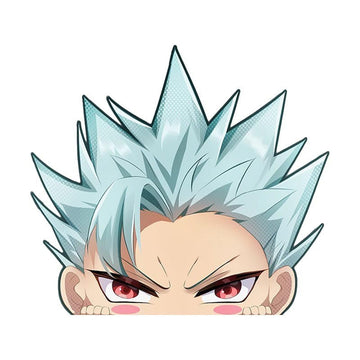 The Seven Deadly Sins 'Ban | Fierce' Vinyl Car Peeker Sticker