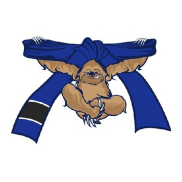 Jiu Jitsu Belt 'Climbing Sloth | 1.0' Vinyl Car Sticker