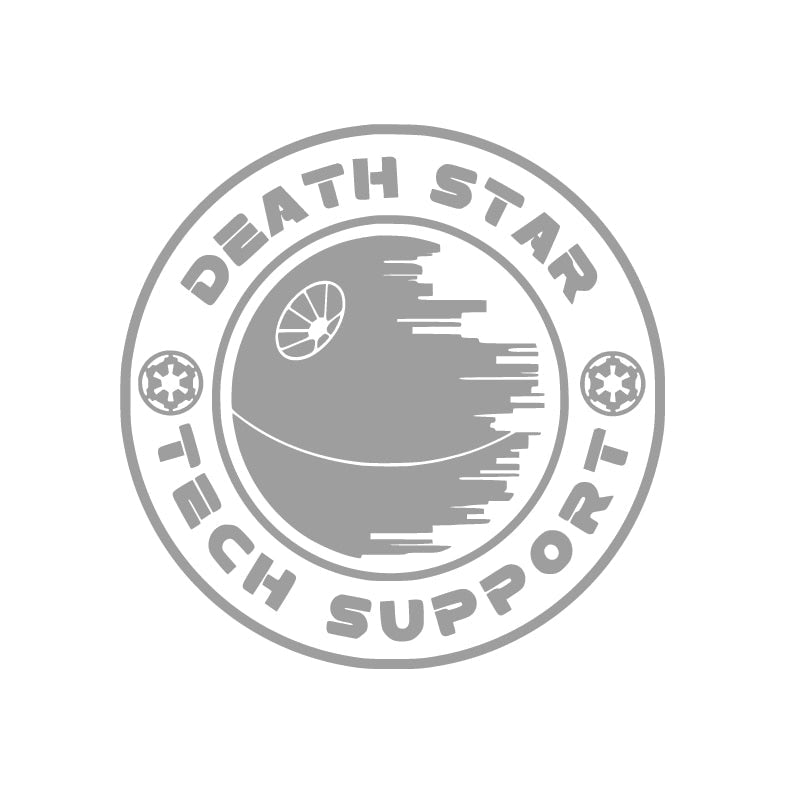 Star Wars 'Death Star | Tech Support' Vinyl Car Sticker